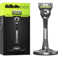 Labs Silver - Shaving Razor - Handle + Replacement Blades + Base