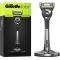Labs Silver - Shaving Razor - Handle + Replacement Blades + Base