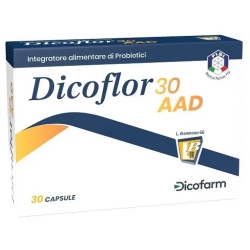 Dicoflor 30 AAD - Probiotic Supplement 30 Capsules