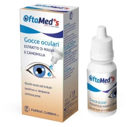 Oftamed - Eye drops with mallow and chamomile extract 10 Ml