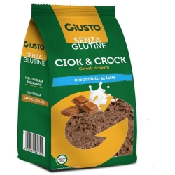 Gluten Free Ciok e Crock - Cereals covered with milk chocolate 125 G