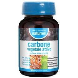 Naturmil Activated vegetable carbon 90 pearls
