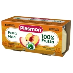 100% Natural - Homogenised Peach-Apple 2 X 80 G