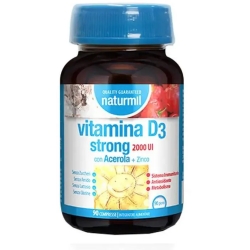 Naturmil Vitamin D3 Strong 90 tablets - vitamin D3 supplement