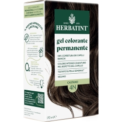 Permanent hair color gel n.4N Brown