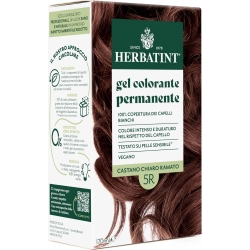 Permanent hair color gel n.5R Light Auburn Brown