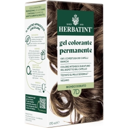 Permanent hair color gel n.7D Golden Blonde