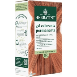 Permanent hair color gel n.8R Light Auburn Blonde