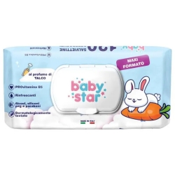 120 Talcum Scented Wet Wipes