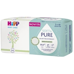 Soft & Care - 3 Packs of 48 Cleaning Wipes
