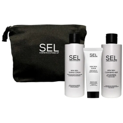 Cleansing Milk + Exfoliating Toner + Regenerating Scrub + Pochette - Gift Set