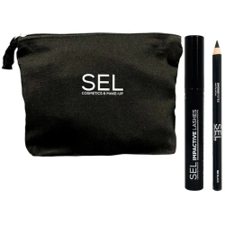 Eye Make-Up Kit - Eye Pencil + Mascara + Pochette