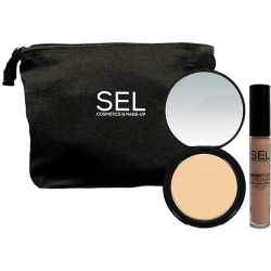 Basic Make-Up Set n.02 - Compact Powder + Fluid Concealer + Pochette