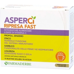 Asper Ci Ripresa Fast 10 Sachets - Supplement for colds