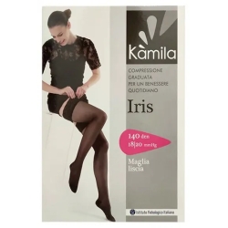 Kamila Iris 140 Den - Stay-Up Tights Size 4 Mink