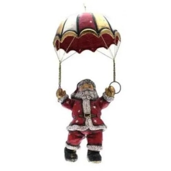 Christmas Decoration Santa Claus With Parachute
