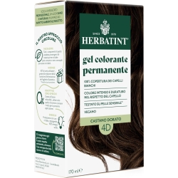 Herbatint -Permanent Coloring Gel -4D Golden Brown 170Ml