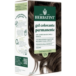 Permanent Hair Coloring Gel N.5N Light Brown 170 Ml
