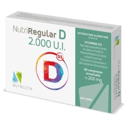 NutriRegular D 2000 I.U. - Vitamin D3 Supplement 60 Tablets