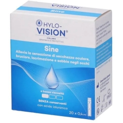 Hylo-vision Sine - Moisturizing eye drops 20 vials x 0.4 ml