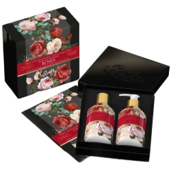 Nature & Arome Roses - Body & Hand Cream + Bath & Shower Foam 250 Ml