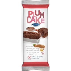 Bononia - 6 Gluten-Free Cocoa Plumcakes with hazelnut cream, 45 g