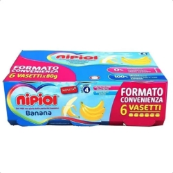 Banana Baby Food - 6 Jars x 80 g