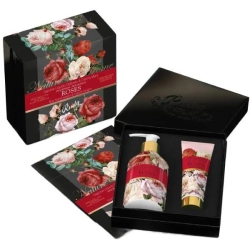 Nature & Arome Roses Gift Set - Liquid Soap 250 ml + Hand Cream 100 ml