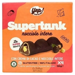 Supertank - gluten free Snack with whole hazelnuts 4x30g