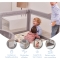 Playground - Folding Playpen Measure L 120 x 120 Cm - Beige
