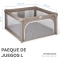 Playground - Folding Playpen Measure L 120 x 120 Cm - Beige
