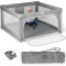 Playground - Folding Playpen Measure L 120 x 120 Cm - Grey