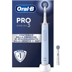 Pro Series 3 - Blue Electric Toothbrush + 2 Replacement Heads