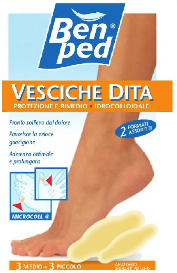 Ben Ped - Finger Blisters - 6 Assorted Plasters