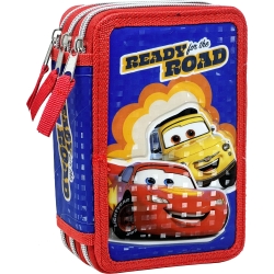 Disney Cars - Pouch With Three Zip