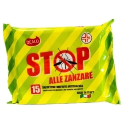 Stop Mosquitoes - 15 Mosquito Repellent Soaked Wipes