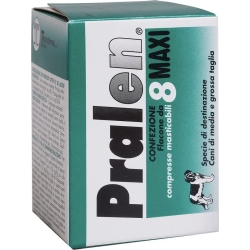 Pralen Maxi 480 mg/40 mg - Medium and Large Dogs 8 Chewable Tablets