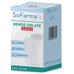 Hemmed Bandage 5 M X 5 Cm