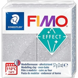 Effect - Oven-Bake Modeling clay N. 812 Silver glitter