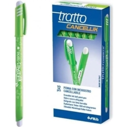 Cancellik - 12 Erasable light green erasable pens