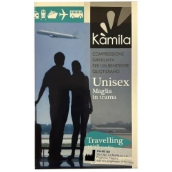 Kamila Traveling 15 - unisex compression knee-highs - Black size L