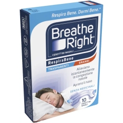 Breathe Right Breath Clear - 10 Large Nasal Pads