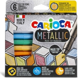 Metallic - 6 Maxi Tip Markers