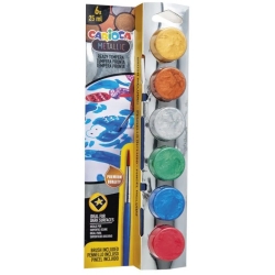 Metallic - Tempera 6 Jars X 25 Ml