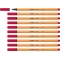 Stabile Point 88 - 10 Fineliner Pens - No. 50 Dark Red