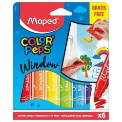 Color'Peps Window - Set Of 6 Markers