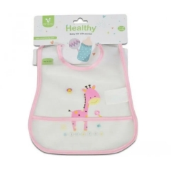 Waterproof Bib 0-24 M - Pink