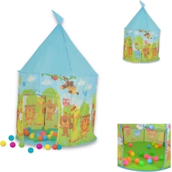 Castle Tent - Game With 25 Colored Balls