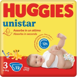 Unistar - 18 Diapers Size 3 (4-9 Kg)