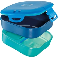 Picnik - lunch box 3 in 1 concept blue green